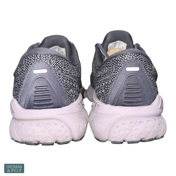 Brooks Adrenaline GTS 21 Oyster Alloy Lilac Running Shoes 8D Wide Women’s - Picture 8 of 10